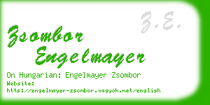 zsombor engelmayer business card